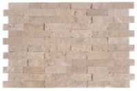 2,3X4,8 CM CLASSIC LIGHT TRAVERTINE SPLIT FACE