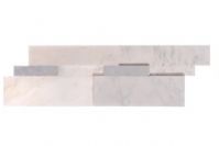 15,2X61 CM WHITE MARBLE CUBIC MAGMA PANEL