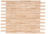 2 X 7,5 OR 1,5 X 7,5 CLASSIC LIGHT TRAVERTINE  BAMBU